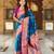 soft litchi art silk paithani jacquard saree (sparkal-paithani-firozi)