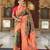 soft litchi art silk paithani jacquard saree (sparkal-paithani-mahendi)