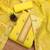 yellow zari woven chanderi silk dress materials