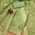 light green zari woven chanderi silk dress materials