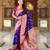 soft litchi art silk paithani jacquard saree (sparkal-paithani-violet)