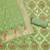 light green zari woven chanderi silk dress materials