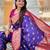 soft litchi art silk paithani jacquard saree (sparkal-paithani-violet)