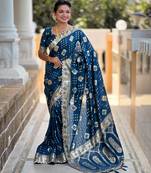 soft dola art silk fancy jacquard bollywood saree (swastik-dola-morpich)