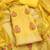 yellow zari woven chanderi silk dress materials