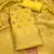 yellow zari woven chanderi silk dress materials