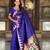 soft litchi art silk banarasi art silk jacquard saree (temple-paithani-royal-blue)