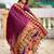 soft litchi art silk banarasi art silk jacquard saree (temple-paithani-wine)