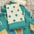 teal zari woven banarasi dress materials