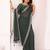 georgette embroidered & sequin work bollywood fancy saree (madhvi-green)