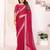 georgette embroidered & sequin work bollywood fancy saree (madhvi-pink)