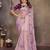 chiffon net embroidery work bollywood fancy saree (vedangi-lavender)