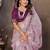chiffon net embroidery work bollywood fancy saree (vedangi-lavender)