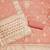 peach zari woven banarasi dress materials