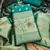 teal zari woven banarasi dress materials