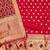 red zari woven banarasi dress materials
