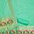 sea green zari woven banarasi dress materials
