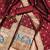 maroon zari woven banarasi dress materials