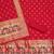 red zari woven banarasi dress materials