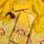 yellow zari woven banarasi dress materials