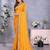 georgette embroidered & sequin work bollywood fancy saree (shreeja-mustard)
