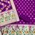 purple zari woven banarasi dress materials