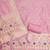 light baby pink zari woven banarasi dress materials