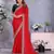 georgette embroidered & sequin work bollywood fancy saree (shreeja-red)