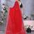 georgette embroidered & sequin work bollywood fancy saree (shreeja-red)