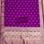purple zari woven banarasi dress materials