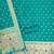 teal zari woven banarasi dress materials