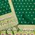 green zari woven banarasi dress materials
