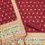 maroon zari woven banarasi dress materials