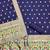 navy blue zari woven banarasi dress materials