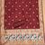 maroon zari woven banarasi dress materials