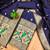 navy blue zari woven banarasi dress materials