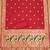 red zari woven banarasi dress materials
