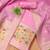 light baby pink zari woven banarasi dress materials