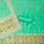 sea green zari woven banarasi dress materials