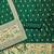 green zari woven banarasi dress materials