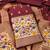 maroon zari woven banarasi dress materials