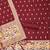 maroon zari woven banarasi dress materials