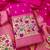 pink zari woven banarasi dress materials