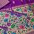 purple zari woven banarasi dress materials