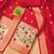 red zari woven banarasi dress materials