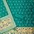 teal zari woven banarasi dress materials