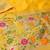 yellow zari woven banarasi dress materials