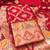 red zari woven banarasi dress materials