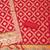 red zari woven banarasi dress materials