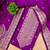purple zari woven banarasi dress materials